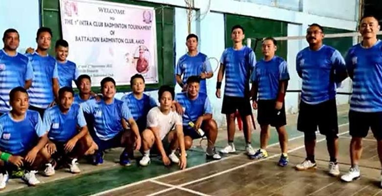 First Ever Intra Battalion Badminton Club (BBC) Tournament held in Aalo