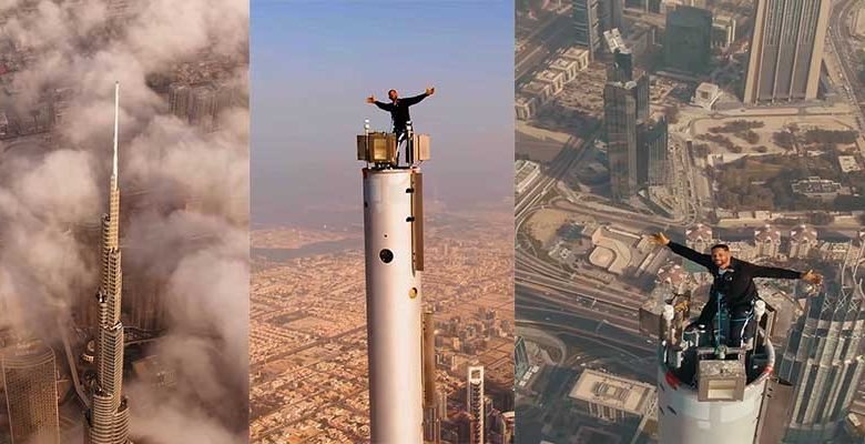 Hollywood Actor Will Smith climbs to the top of Dubai's Burj Khalifa- Watch VIRAL VIDEO