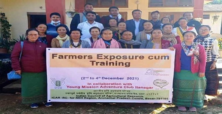 Arunachal: Farmers Exposure cum Training programme held at Basar