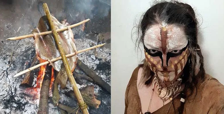 VIRAL NEWS: Cave Woman who survives on roadkill