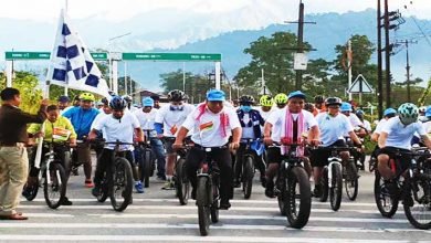 Arunachal: IT dept NER orgiansed Cyclothon to celebrate Azadi Ka Amrit Mahotsav