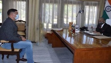 Itanagar: IMC Mayor calls on the Governor BD Mishra