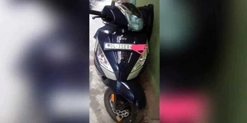 Due to Word 'SEX' on number plate, Delhi Girl Unable to Ride New Scooty