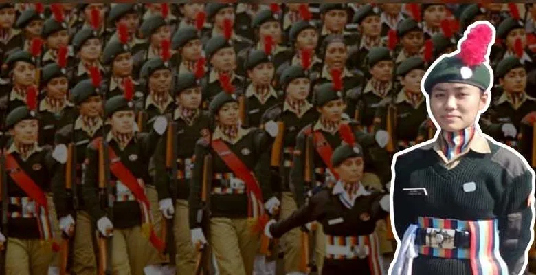 Arunachal NCC Girl participated in R-Day parade