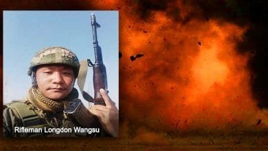 Arunachal: Rifleman Longdon Wangsu killed in Bomb Blast in Manipur