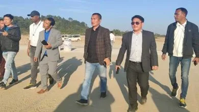 Arunachal: AAPSU team visit Greenfield Airport site at Hollongi
