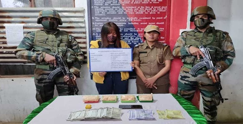 Arunachal: AR apprehends a woman drug dealer in longding