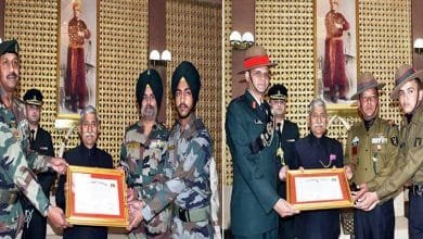 Arunachal: Governor presents citation to 6/11 Gorkha Rifles and 20 Sikh