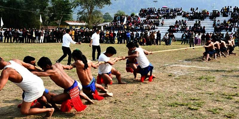 Arunachal: Wancho Indigenous Sports held at Kanubari
