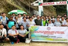 Itanagar: DNGC students go on Field Trip to Gyekar Sinyi to study rich floral