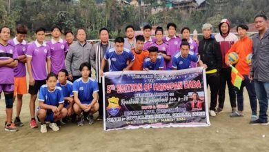 Arunachal: 5th Hangpan Dada Memorial Football and Volleyball tournament started at Palin
