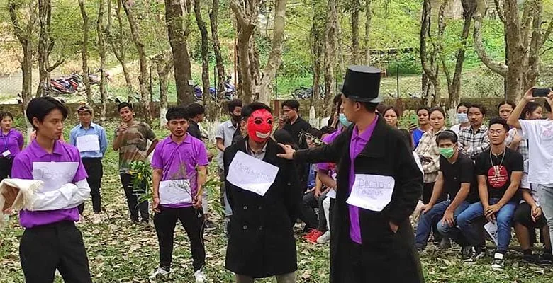 Itanagar: Dera Natung Government College organises alfresco theater