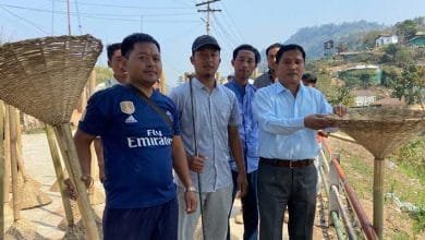 Arunachal: Ozakho Village Donates 100 locally made dustbins