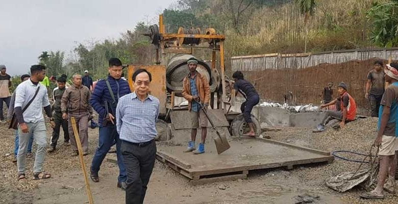 Arunachal: Kamlung Mossang inspected under-construction Water Treat Plant at Miao