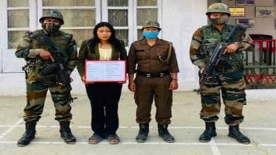 Arunachal: Woman Cadre of NSCN-KYA apprehended from Longding