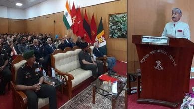 Arunachal Governor addresses the Madras Regiment Battalion Commanders’ Conference