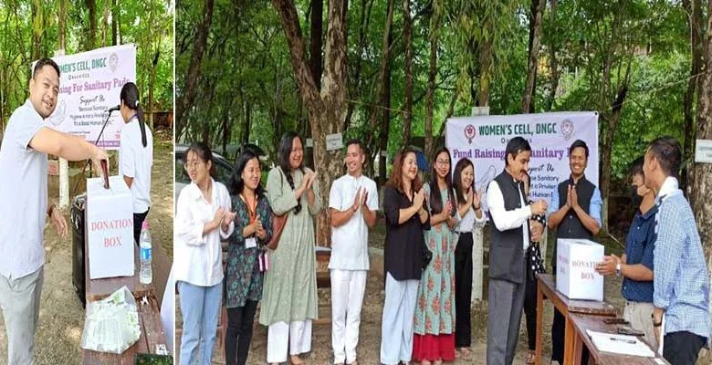 Itanagar: DNGC organised Crowd Funding for sanitary napkin