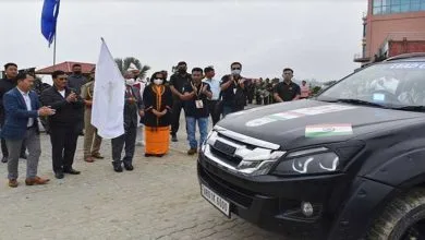Itanagar: Governor flags off the North-East India Inter-State Friendship Car Rally