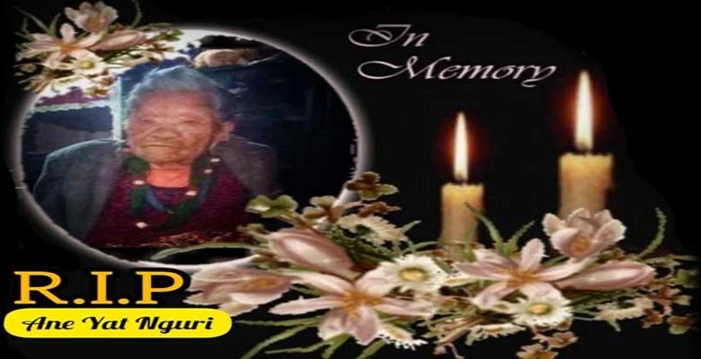 Arunachal: Nguri Abu Society mourns demise of Mrs 𝗬𝗮𝘁 𝗡𝗴𝘂𝗿𝗶
