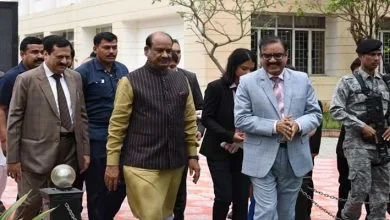Lok Sabha Speaker visits Royal Global University, interacts with students