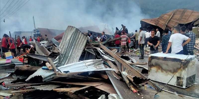 Arunachal: Over 50 Houses, Shops Gutted in Yingkiong Fire