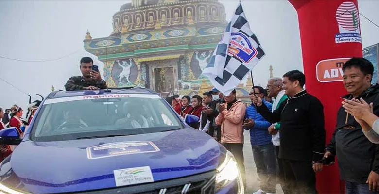 Arunachal: Pema Khandu flagged-in 2nd Trans-Arunachal Drive