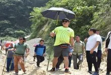 Itanagar: IMC Mayor inspected the site for construction of SWMP at Dapo Yarlo, Chimpu