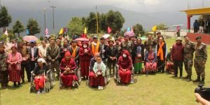 Arunachal: Army distributes wheel chairs, hearing aids in Lhou Village in Tawang
