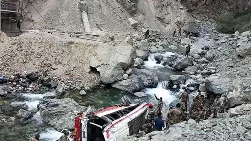 Ladakh: Seven soldiers dead after army vehicle falls into Shyok river