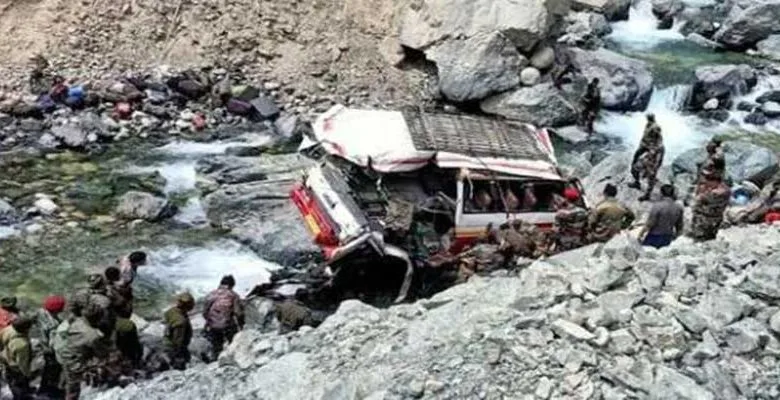 Ladakh: Seven soldiers dead after army vehicle falls into Shyok river