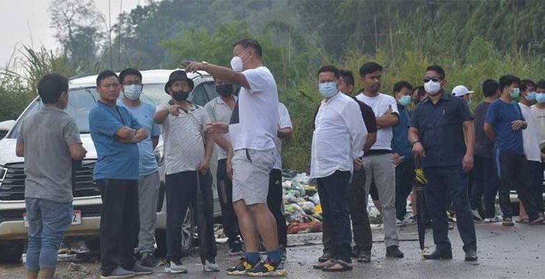 Itanagar: IMC Mayor with his team conducted cleanliness drive near Chimpu