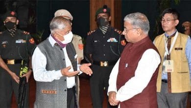 Itanagar: Rajya Sabha Deputy Chairman calls on the Governor