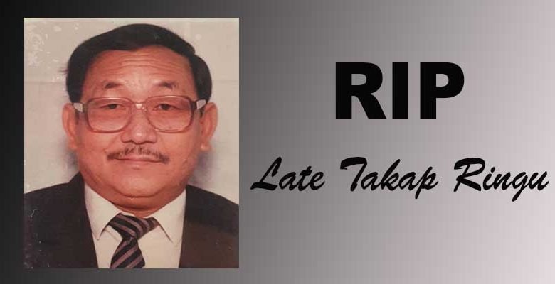 Arunachal Guv, CM and others condole death of former CS Takap Ringu