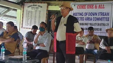 Arunachal: DHPDAAC’s public meeting concludes at Parbuk village