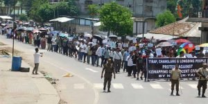 Arunachal: Protest Rally against NSCN-KYA in Longding