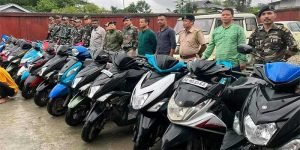 Itanagar: Capital Police recovered 15 stolen two wheeler, 2 arrested