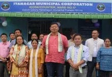 Itanagar: Mayor Tame Phassang dedicates 'IMC- Kiosk center at Ward. No.17