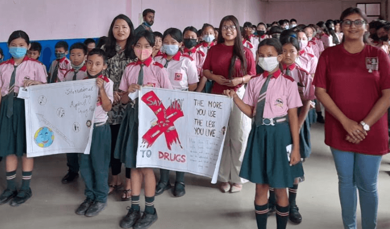 Arunachal: International Day of Drug abuse and illicit trafficking observed at Dawnlit Public School