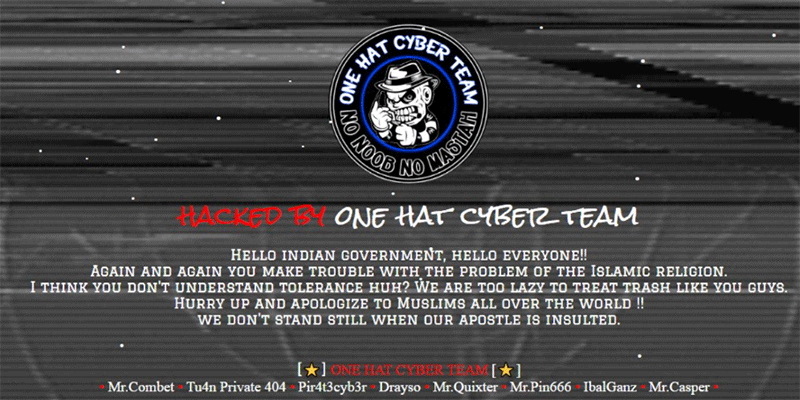 Prophet row: Thane Police Website Hacked; Hacker Demands Apology to Muslims