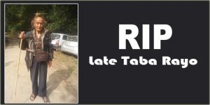 Arunachal: Traditional Orator Taba Rayo Passes away