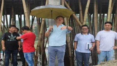 Itanagar: Mayor inspects under-construction IMC office Building