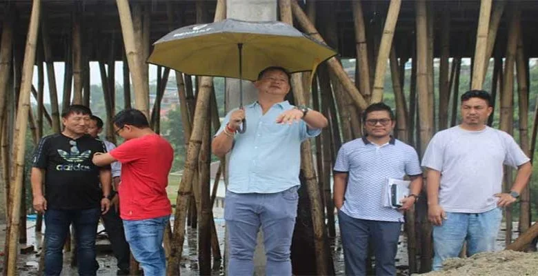 Itanagar: Mayor inspects under-construction IMC office Building