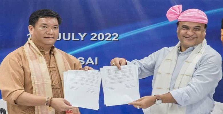 Assam-Arunachal Sign Namsai Declaration To Resolve Boundary Disputes