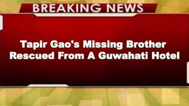 Tapir Gao's Missing Brother Rescued From A Guwahati Hotel
