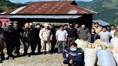 Arunachal: Itanagar police arrested 2 drug peddlers, seized 246 Kg Ganja