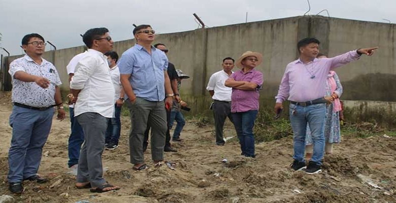 Arunachal: IMC mayor inspected under construction Sewerage Treatment Plant at Naharlagun