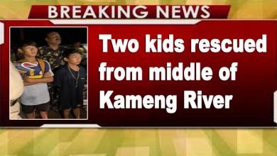 Arunachal: Two kids who were Stuck in Kameng River in Seppa have been Rescued