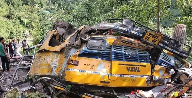 Himachal Pradesh: 11, Including Schoolchildren, Dead As Bus Falls Into Gorge In Himachal