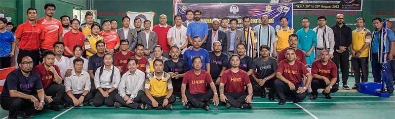   Padmabhushan, Dronacharya and Arjuna awardee, current coach of the national badminton team, Pullela Gopichand this morning declared open the Li-Ning 9th Dorjee Khandu Memorial State Badminton Championship 2022