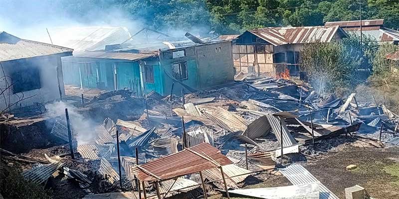 Arunachal Breaking News: Massive fire broke out in teachers quarter of GHS School in Boasimla